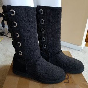 Ugg black heirloom boots